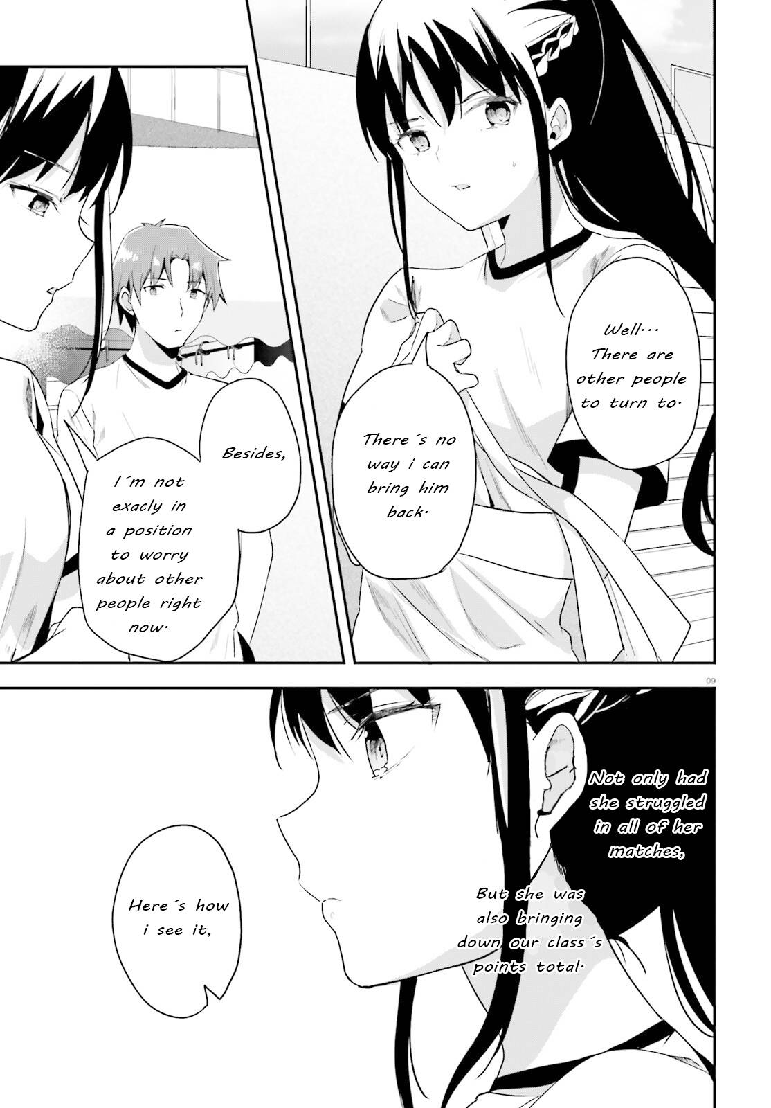 Youkoso Jitsuryoku Shijou Shugi no Kyoushitsu e chapter 71 page 9