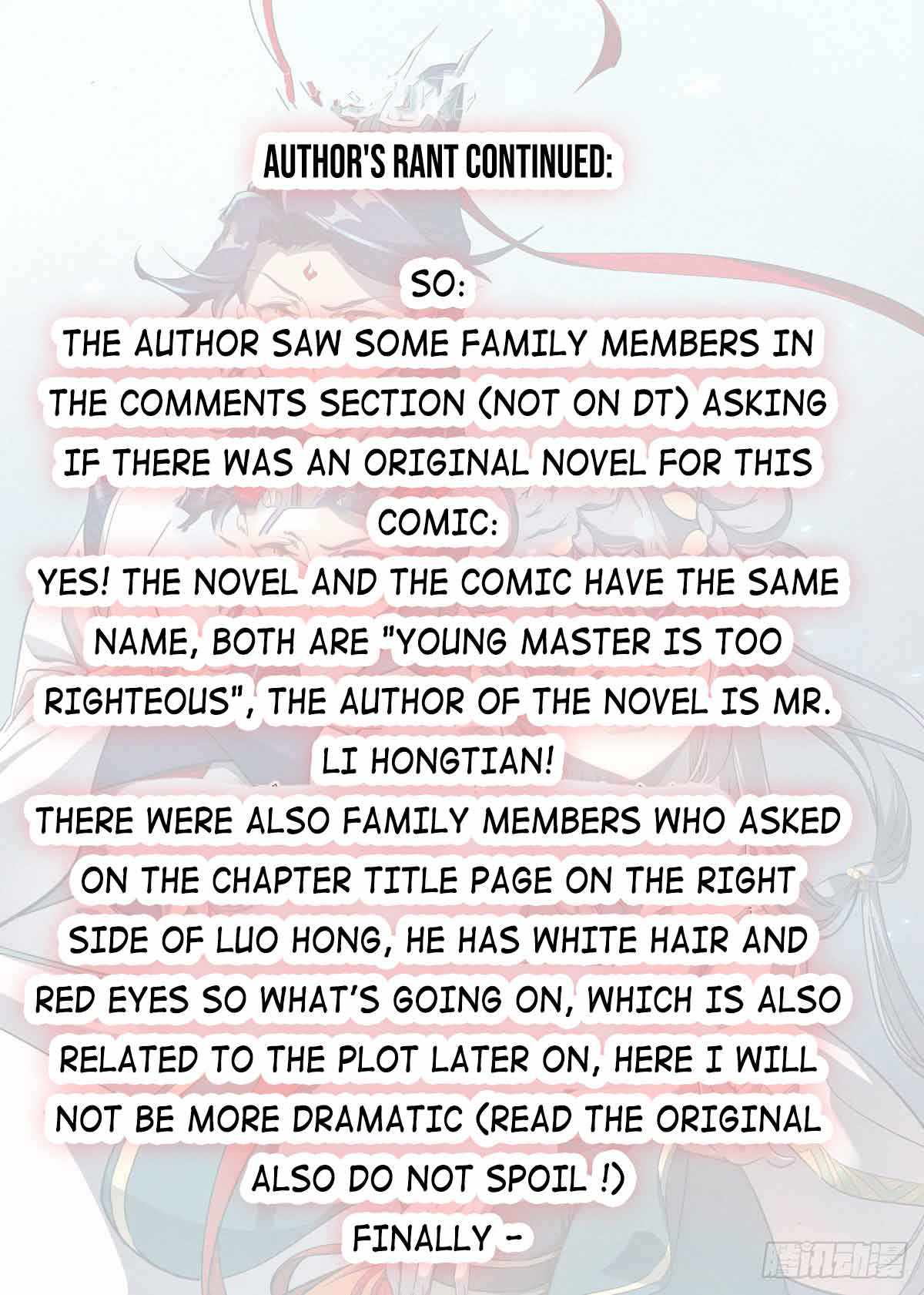 Young master is too Righteous chapter 5 page 21