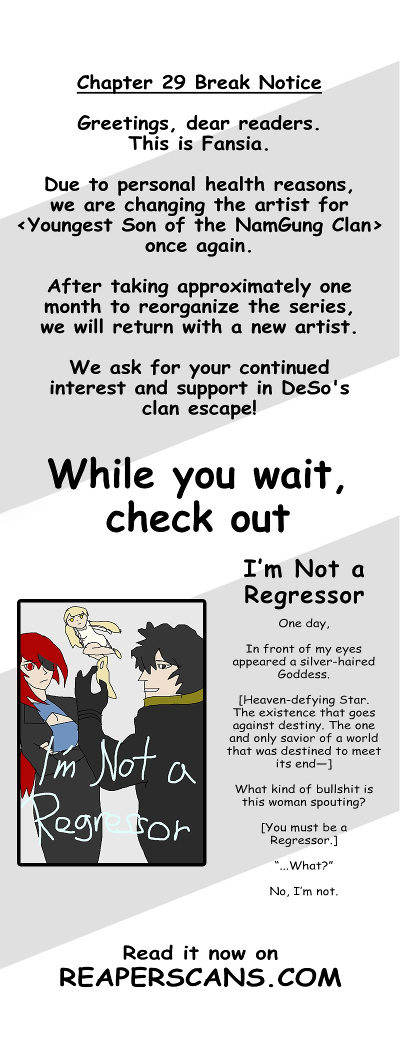 Youngest Son of the NamGung Clan chapter 28.5 page 1