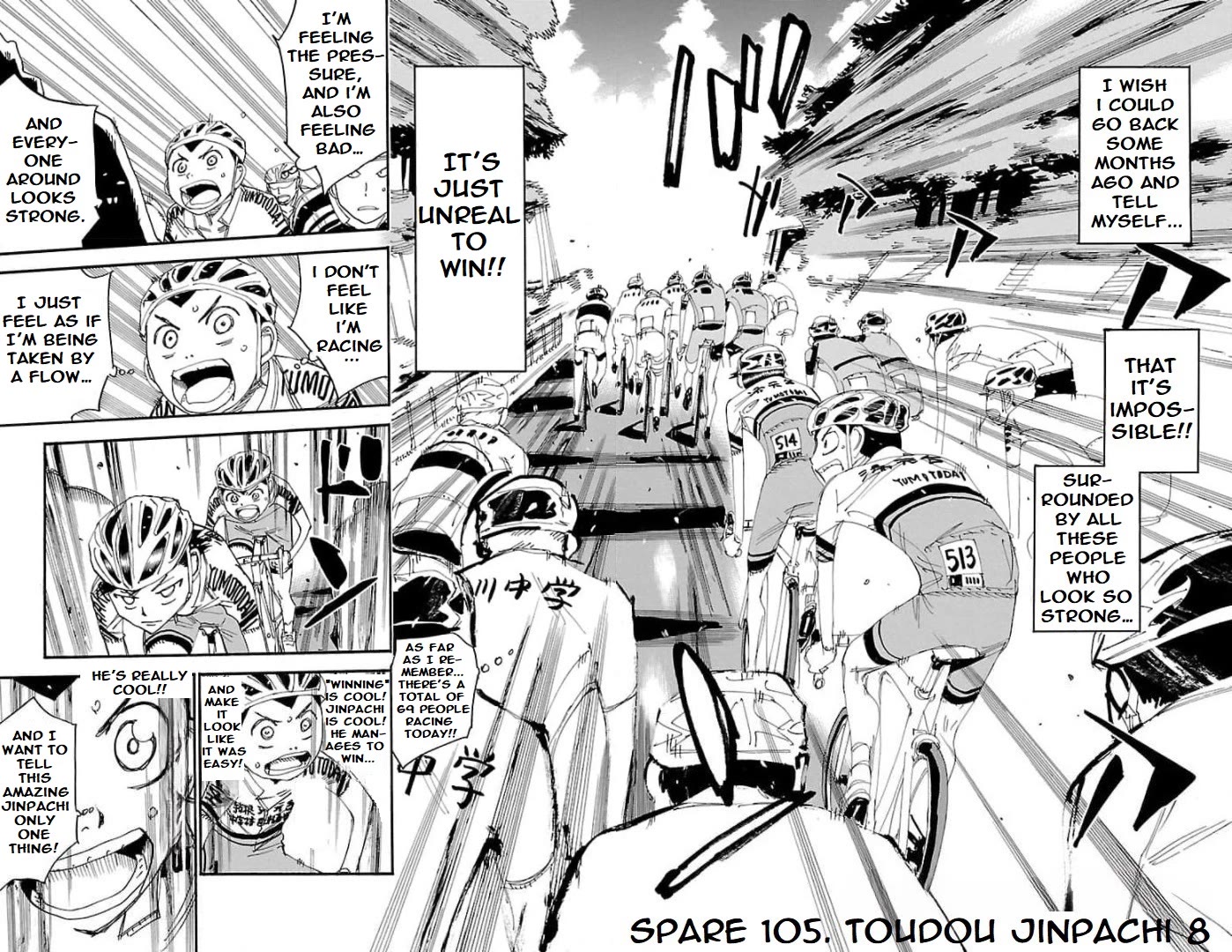 Yowamushi Pedal - Spare Bike chapter 105 page 3