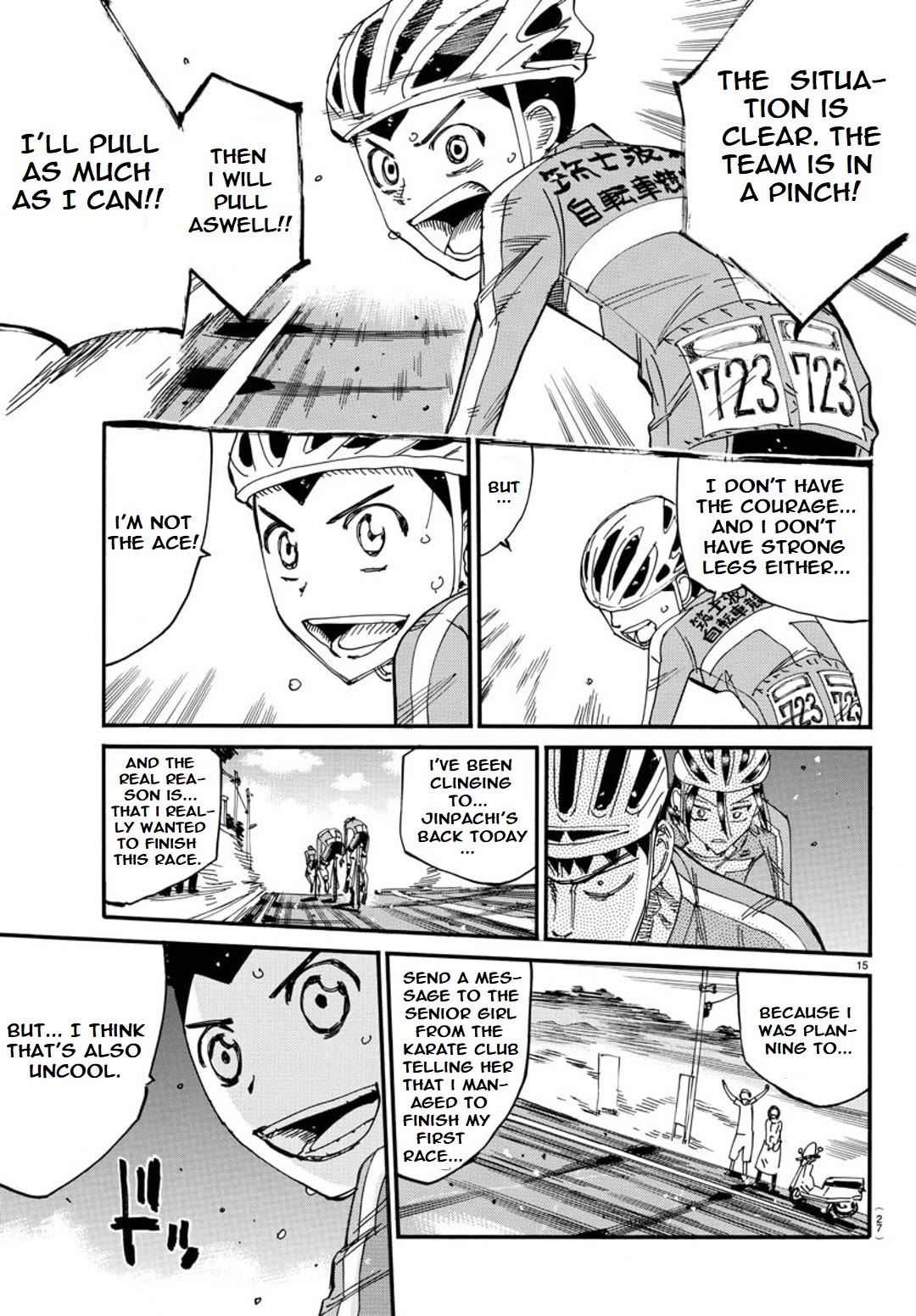 Yowamushi Pedal - Spare Bike chapter 116 page 15