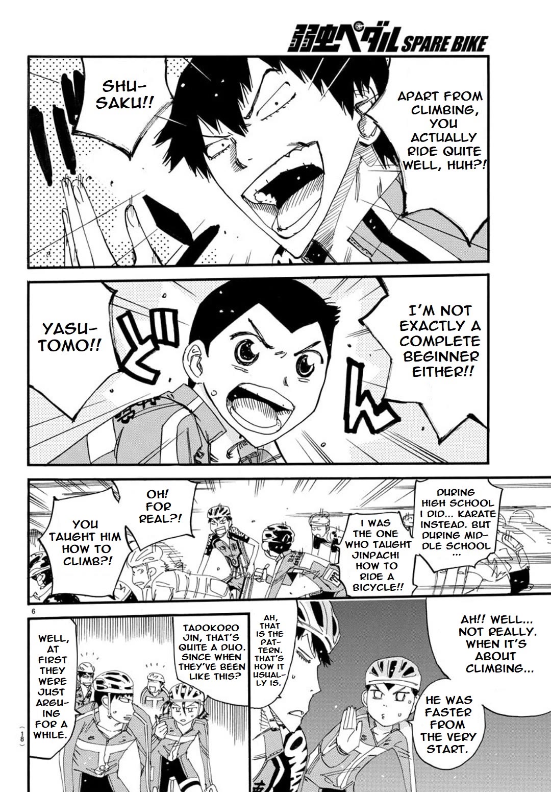 Yowamushi Pedal - Spare Bike chapter 116 page 7