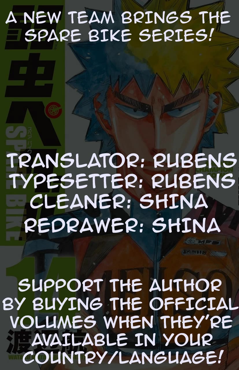 Yowamushi Pedal - Spare Bike chapter 120 page 1