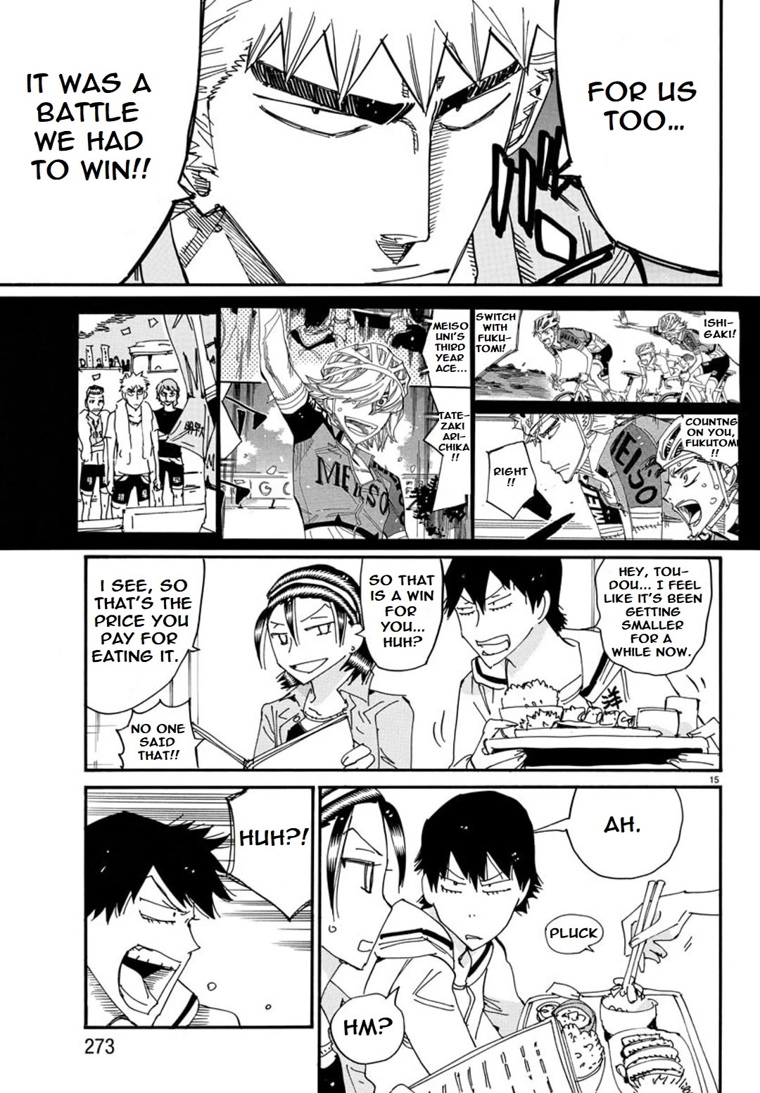 Yowamushi Pedal - Spare Bike chapter 122 page 14