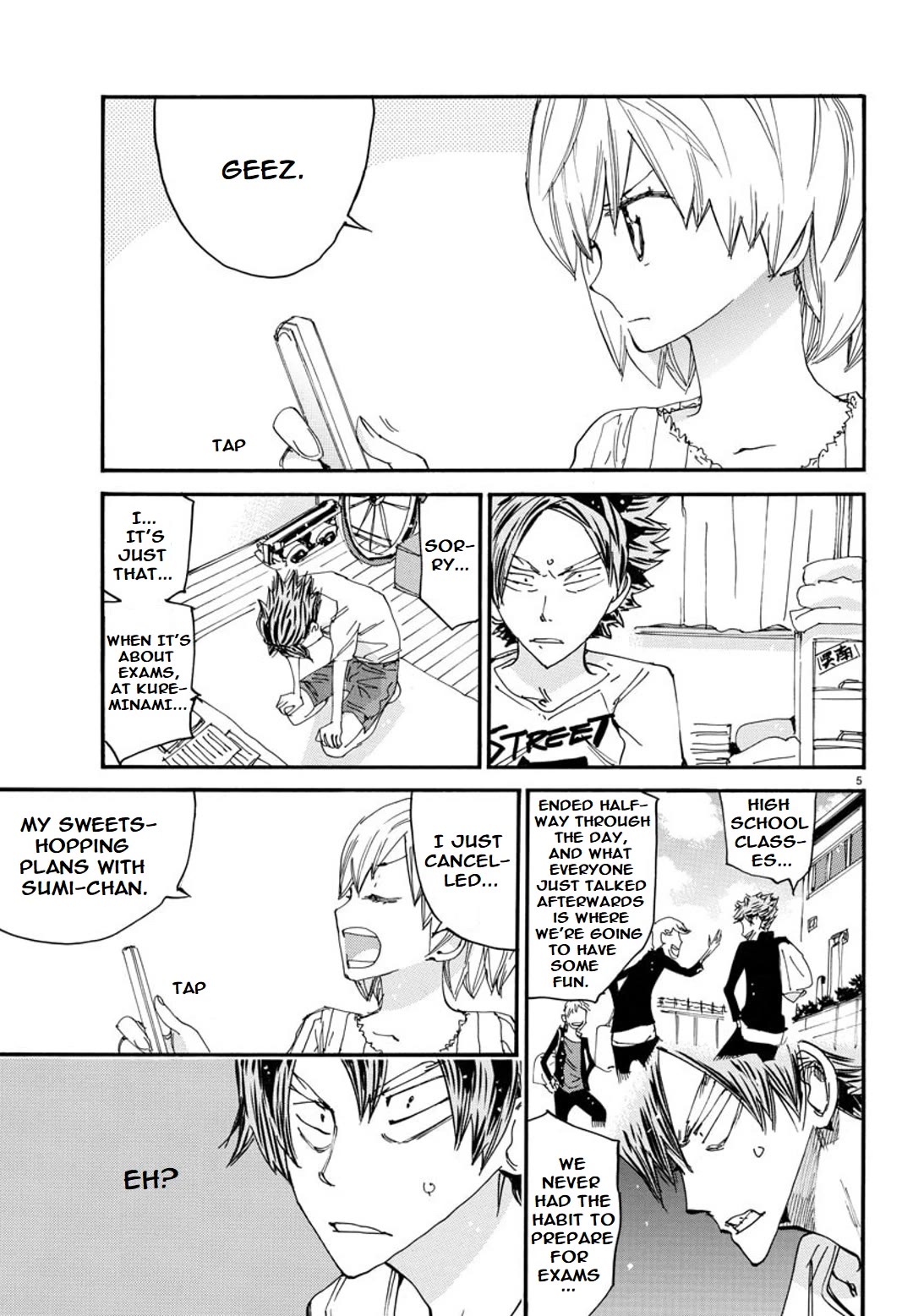 Yowamushi Pedal - Spare Bike chapter 125 page 6