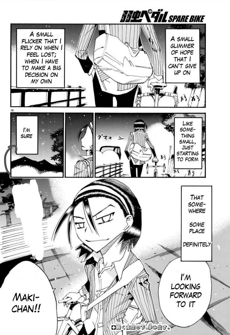 Yowamushi Pedal - Spare Bike chapter 86 page 18