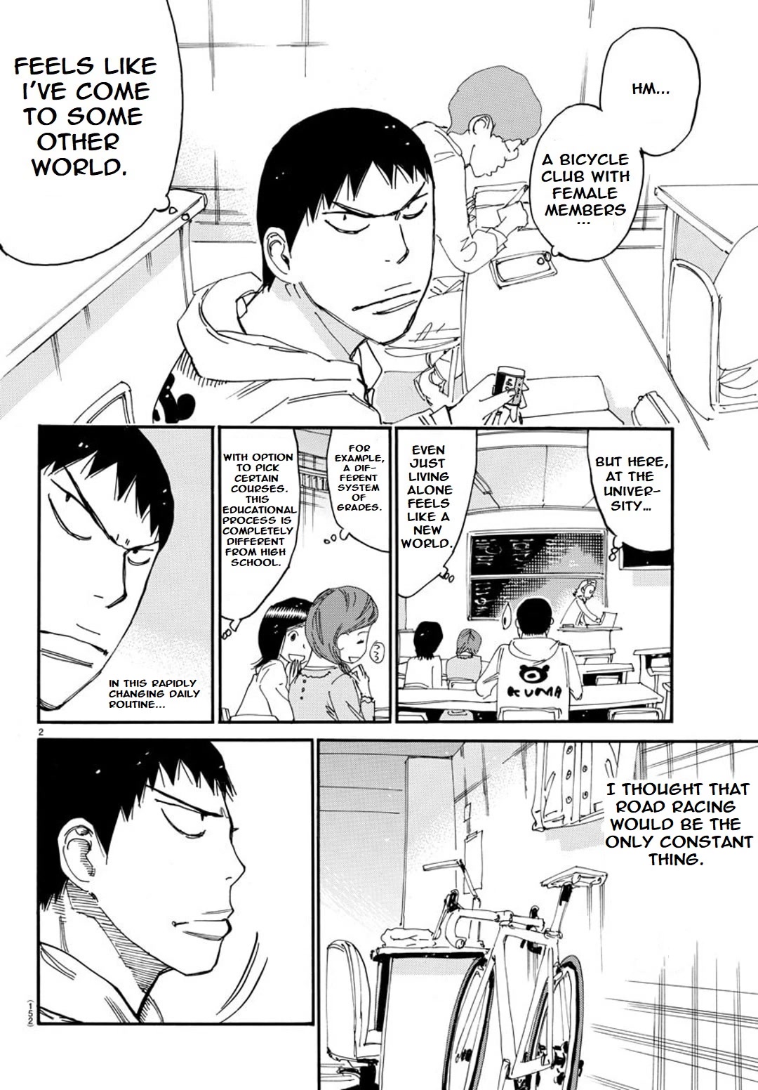 Yowamushi Pedal - Spare Bike chapter 96 page 3