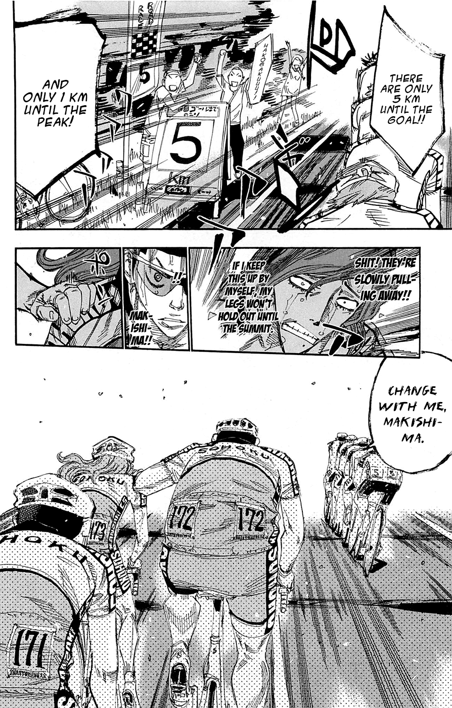Yowamushi Pedal chapter 140 page 7