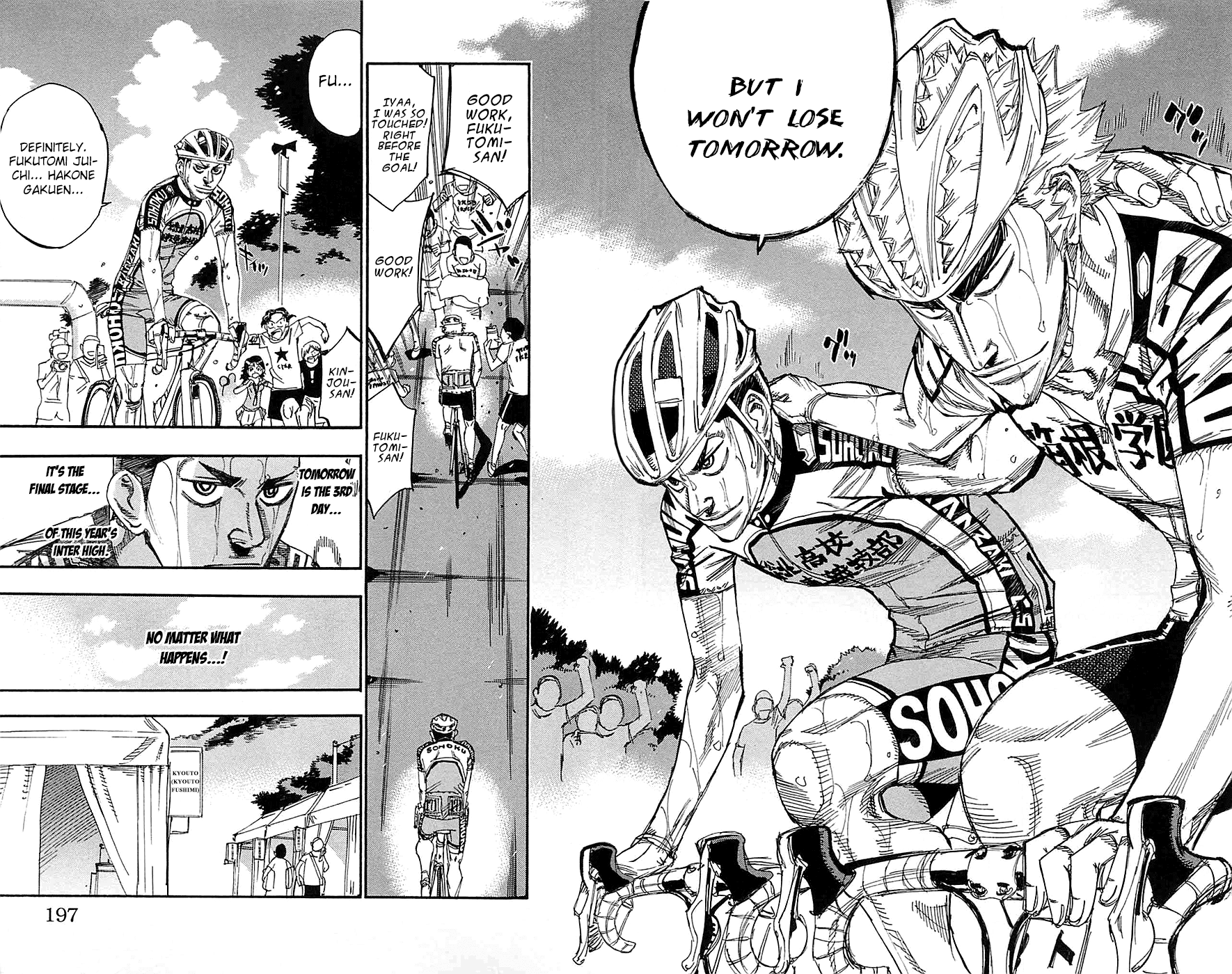 Yowamushi Pedal chapter 154 page 14
