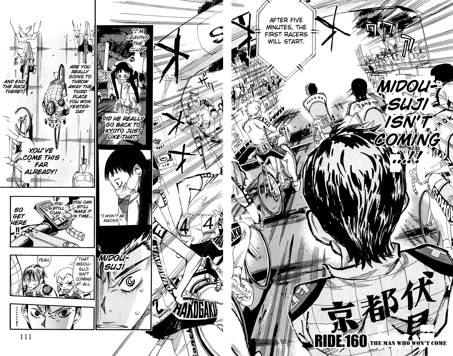 Yowamushi Pedal chapter 160 page 2