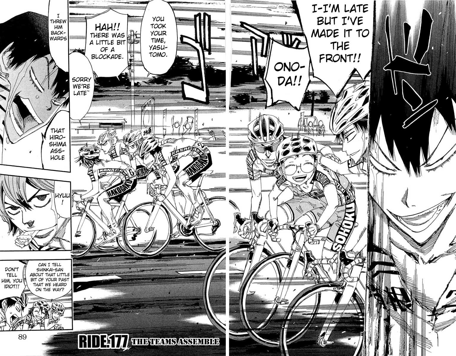 Yowamushi Pedal chapter 177 page 2