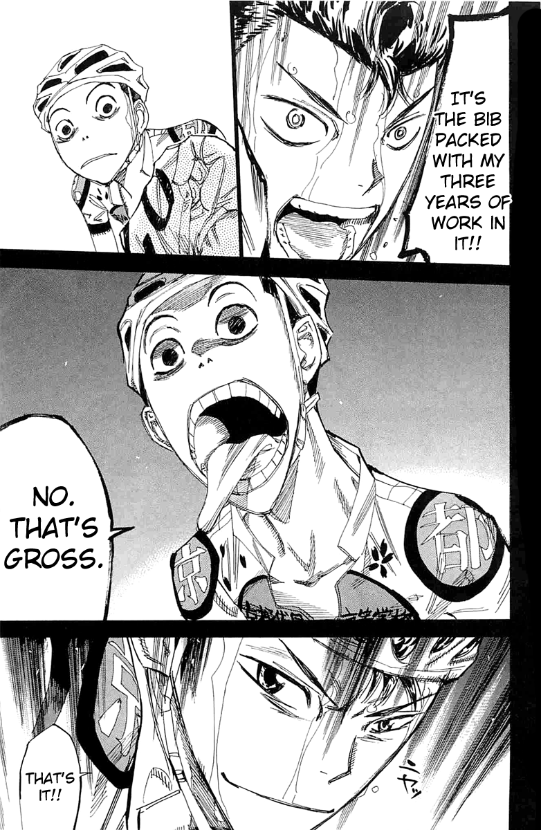 Yowamushi Pedal chapter 199 page 17