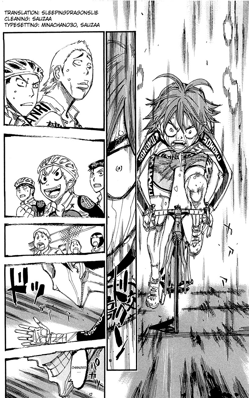 Yowamushi Pedal chapter 255 page 13