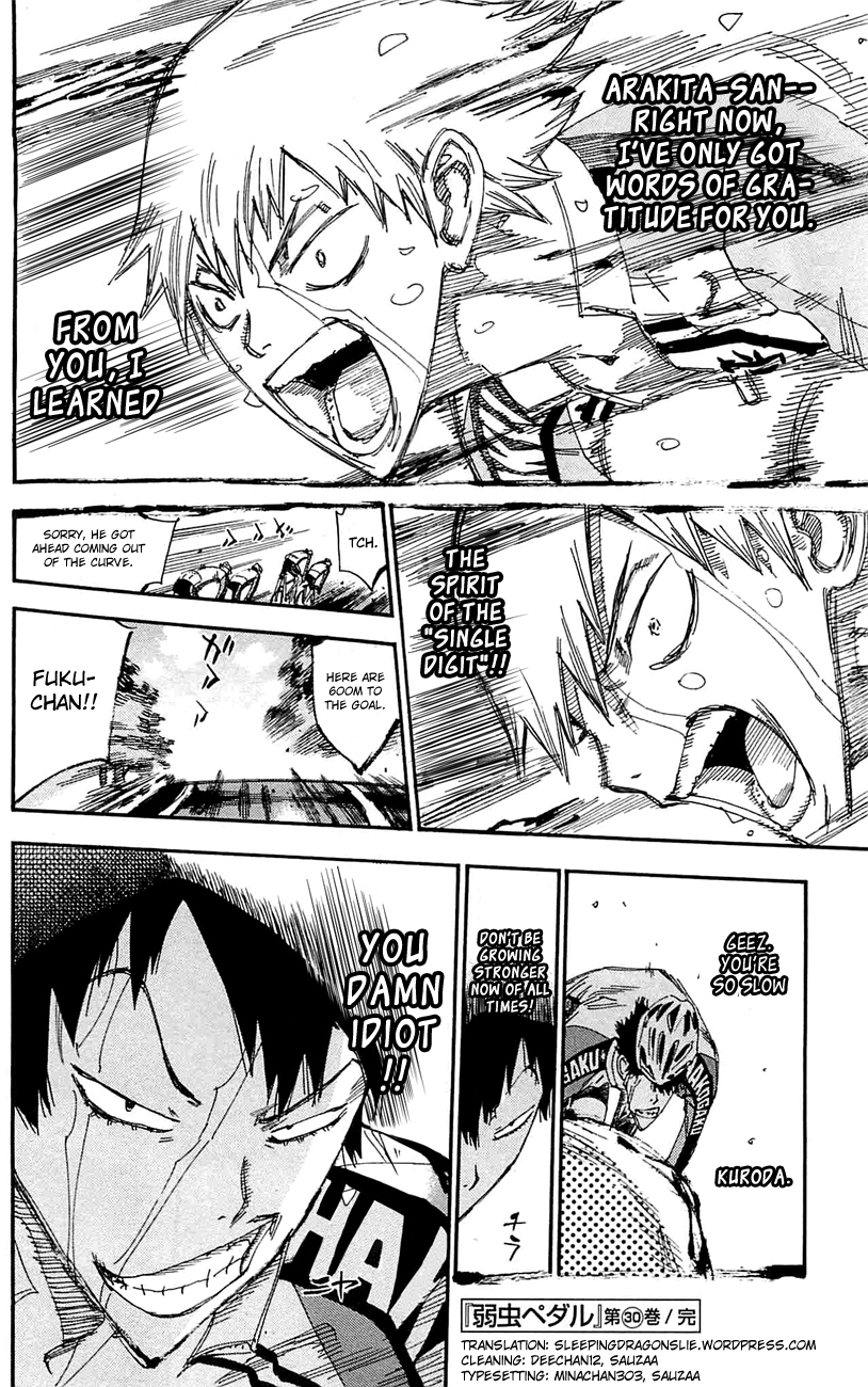 Yowamushi Pedal chapter 260 page 28
