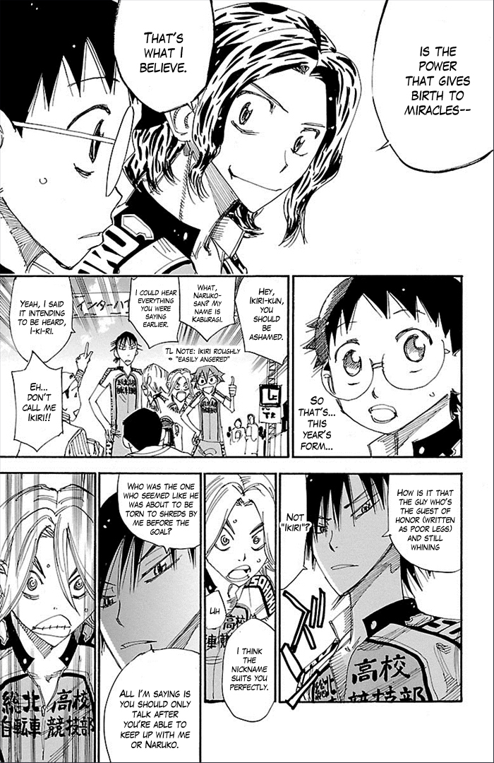 Yowamushi Pedal chapter 278 page 7