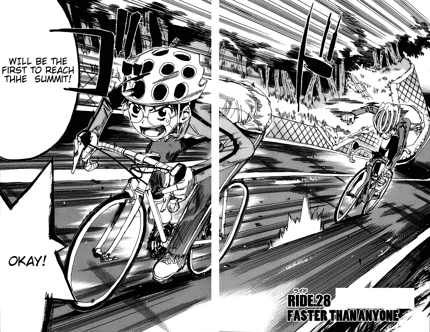 Yowamushi Pedal chapter 28 page 4