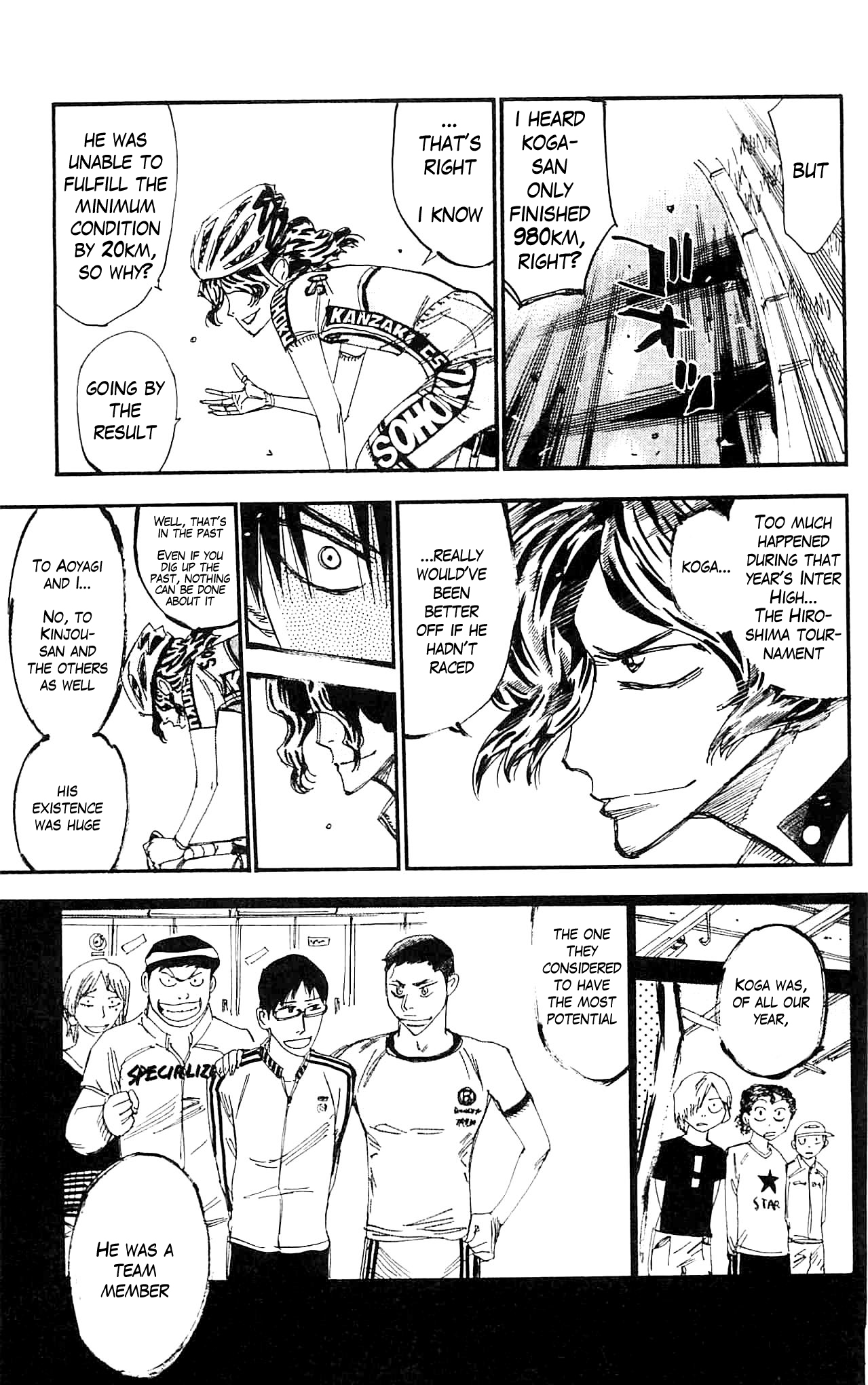 Yowamushi Pedal chapter 283 page 3