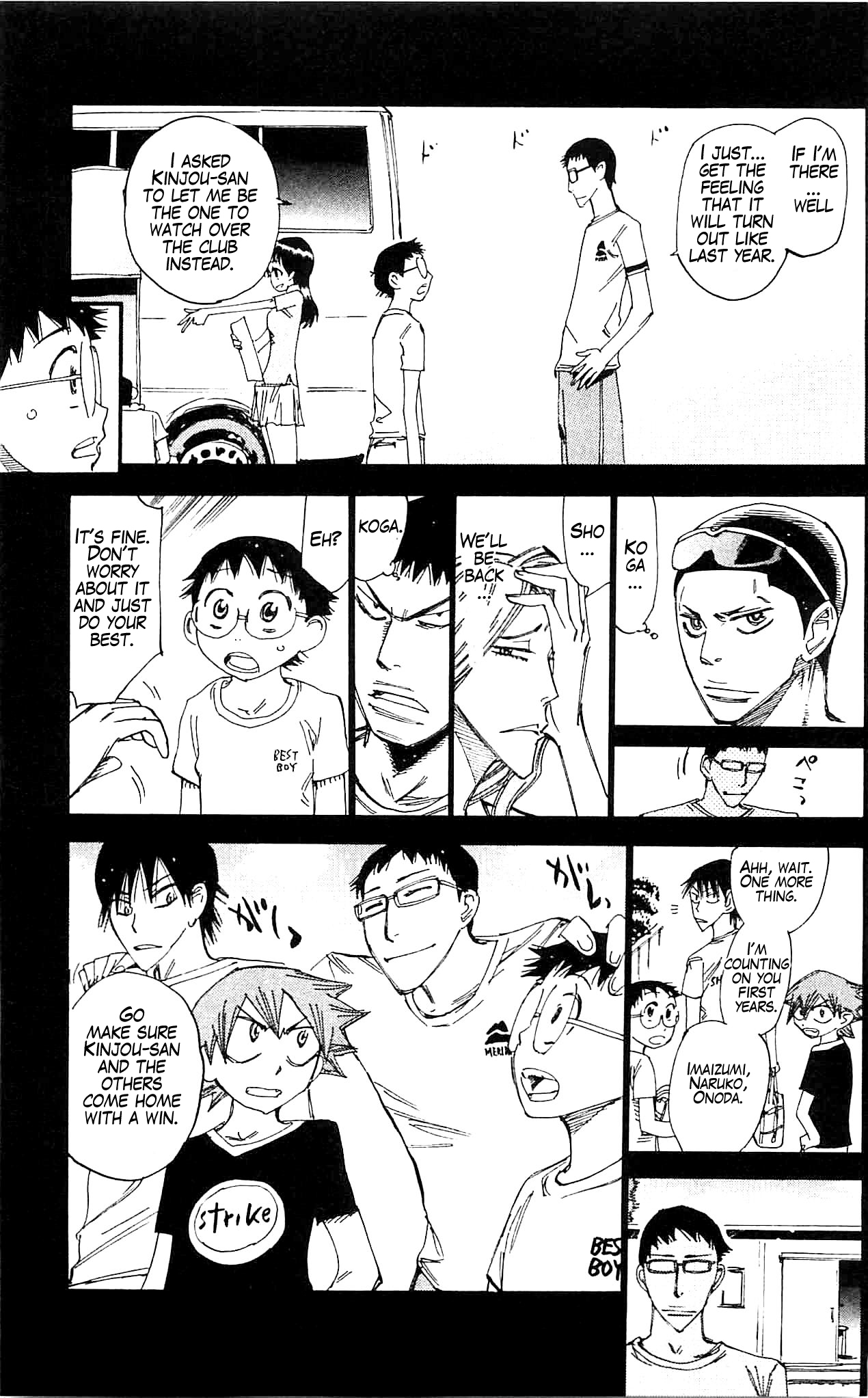 Yowamushi Pedal chapter 285 page 17