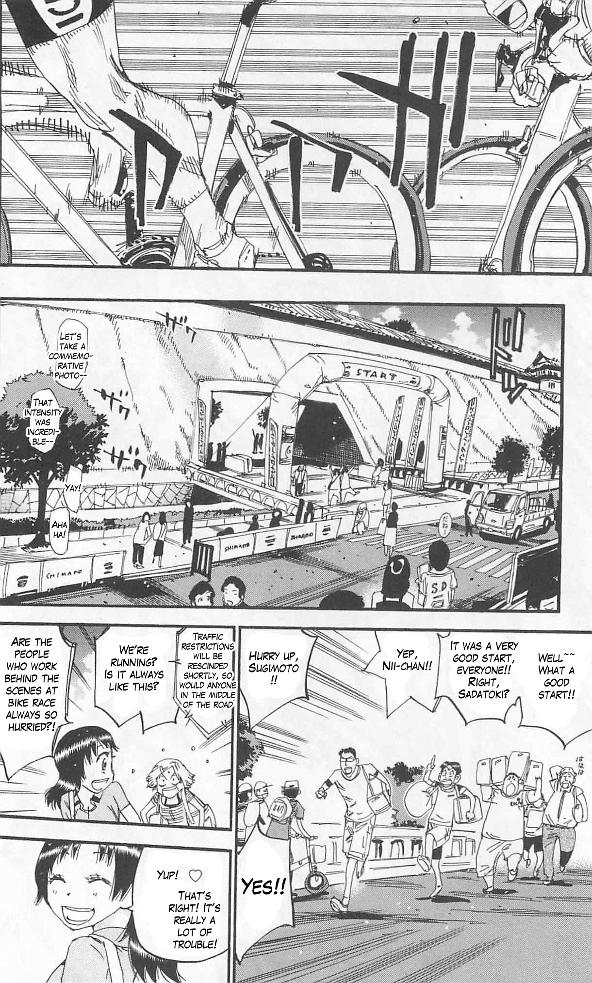 Yowamushi Pedal chapter 303 page 4