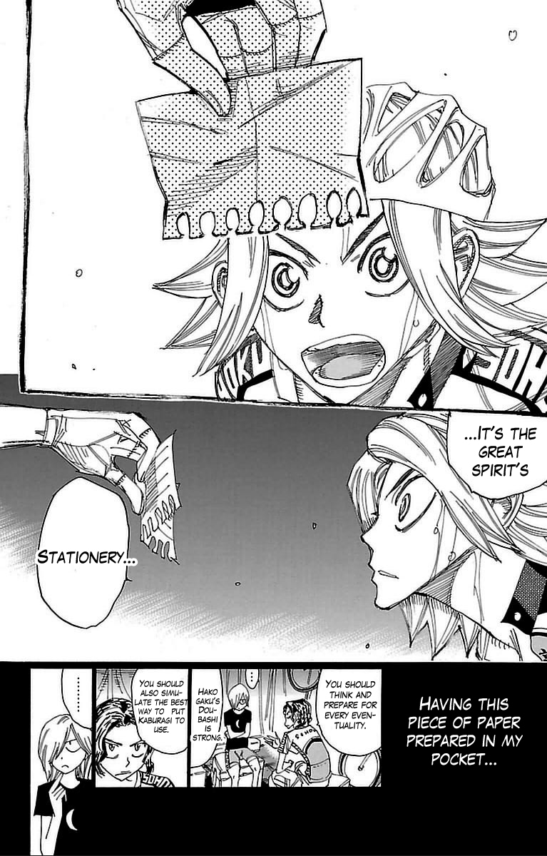 Yowamushi Pedal chapter 310 page 16