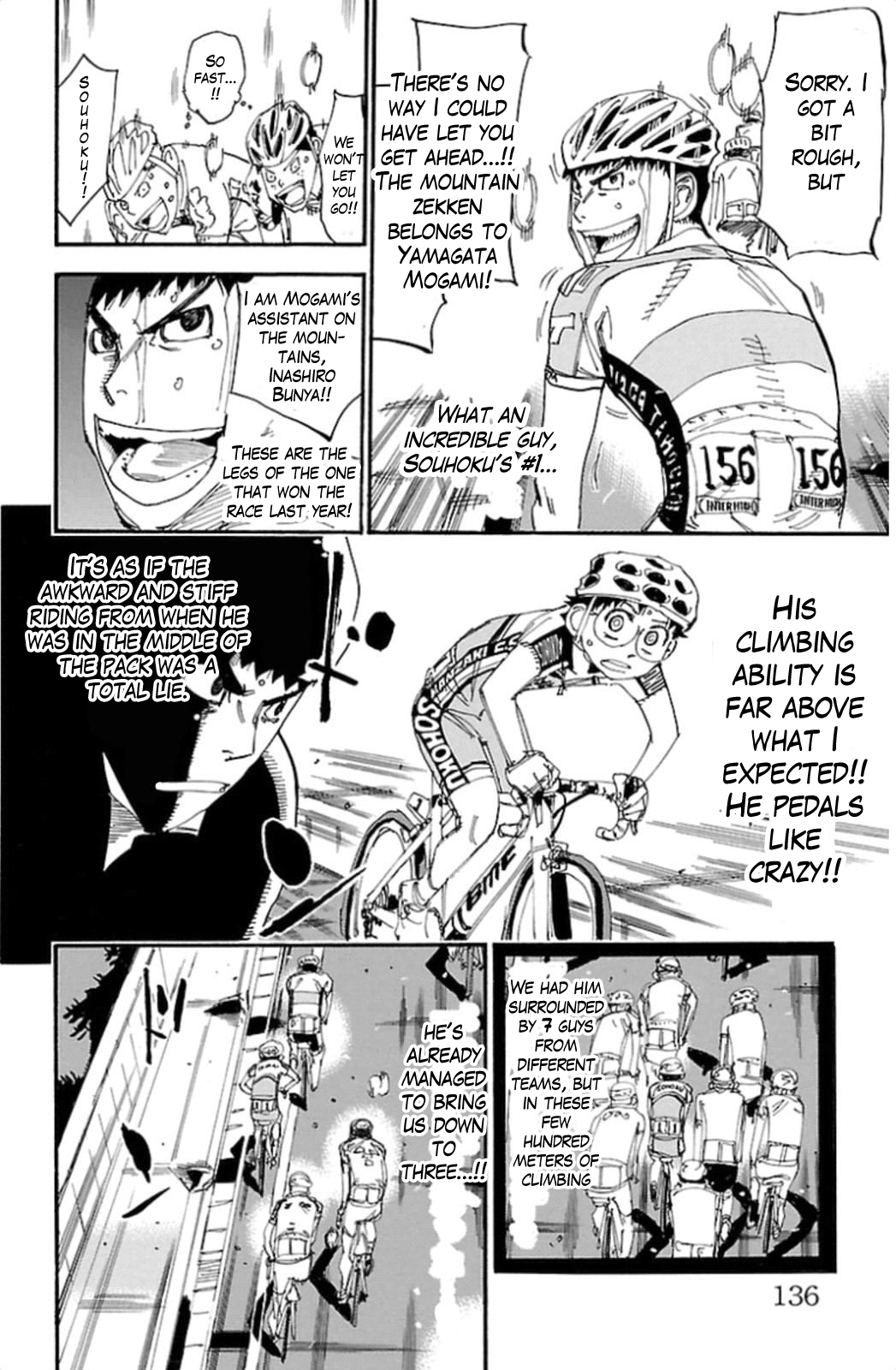 Yowamushi Pedal chapter 317 page 14