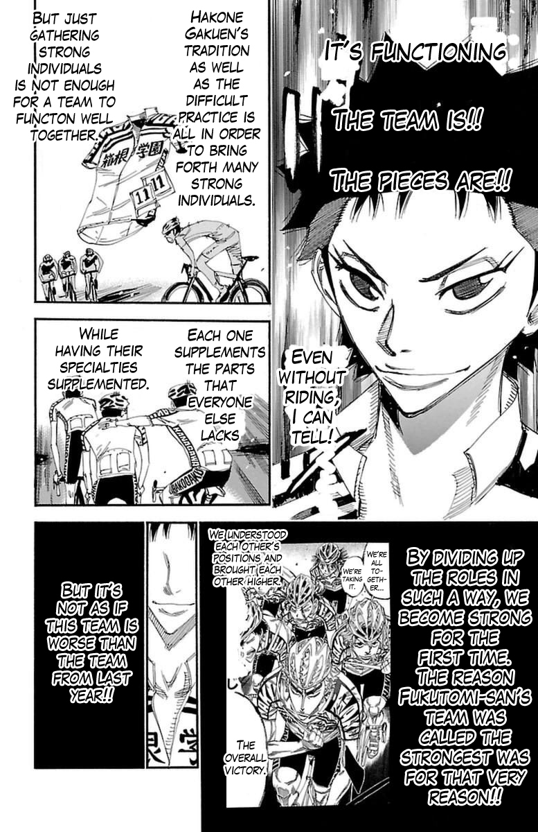 Yowamushi Pedal chapter 355 page 10