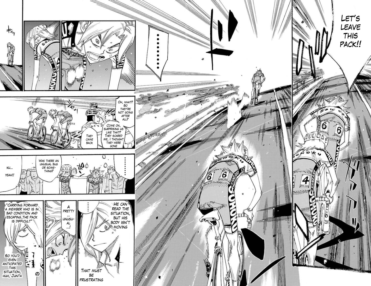 Yowamushi Pedal chapter 364 page 14