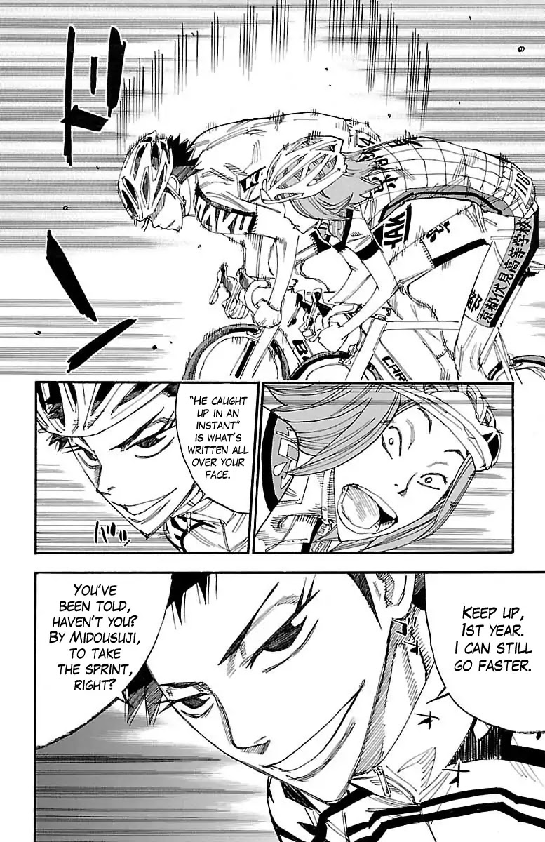 Yowamushi Pedal chapter 377 page 6