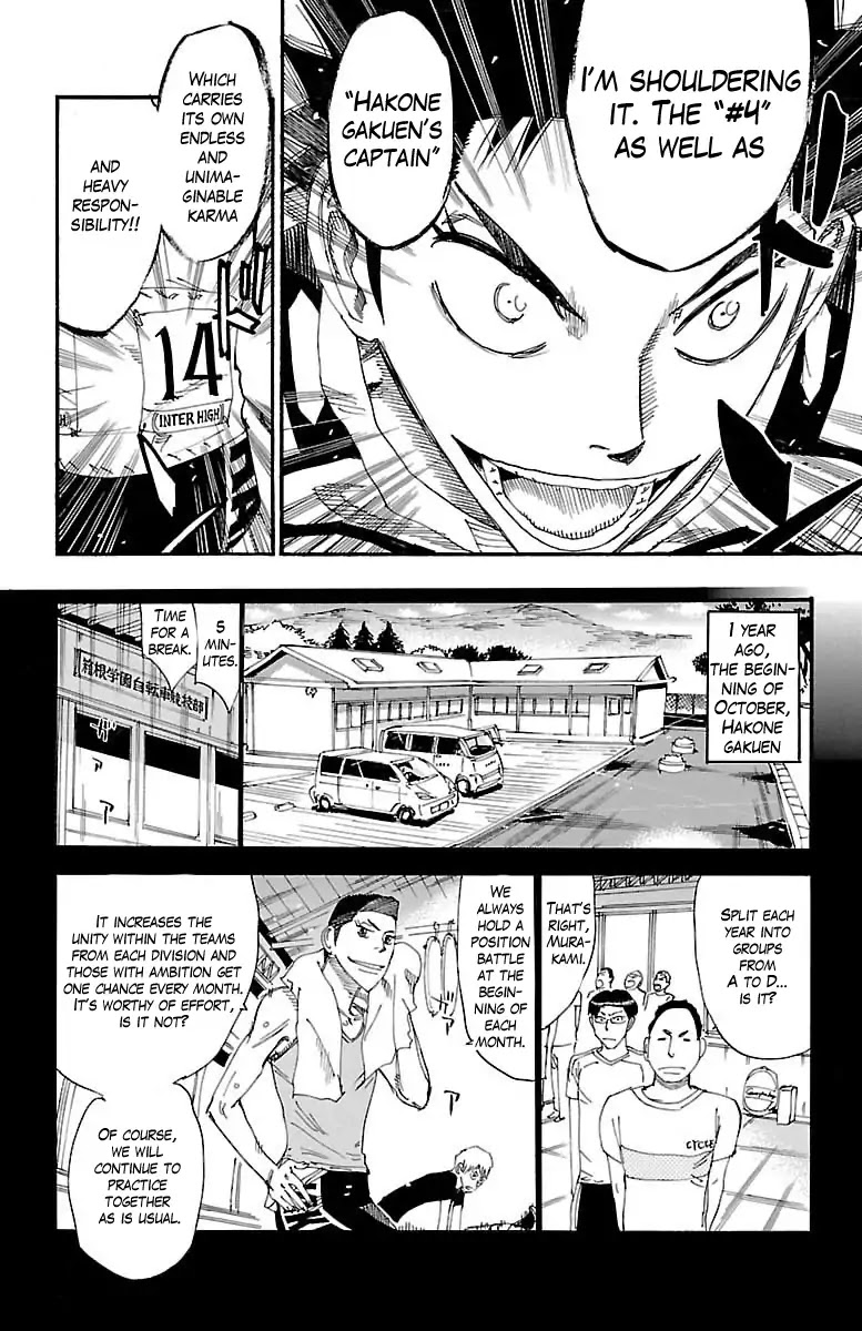 Yowamushi Pedal chapter 377 page 8