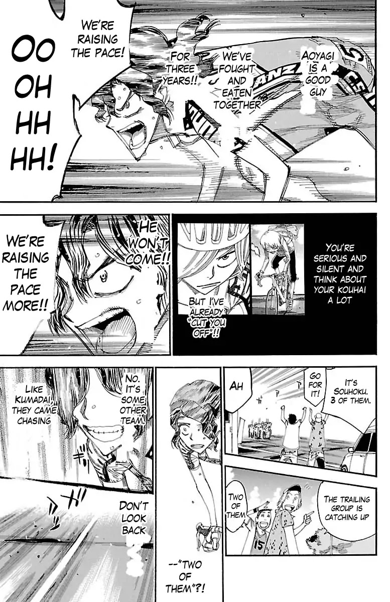 Yowamushi Pedal chapter 387 page 15