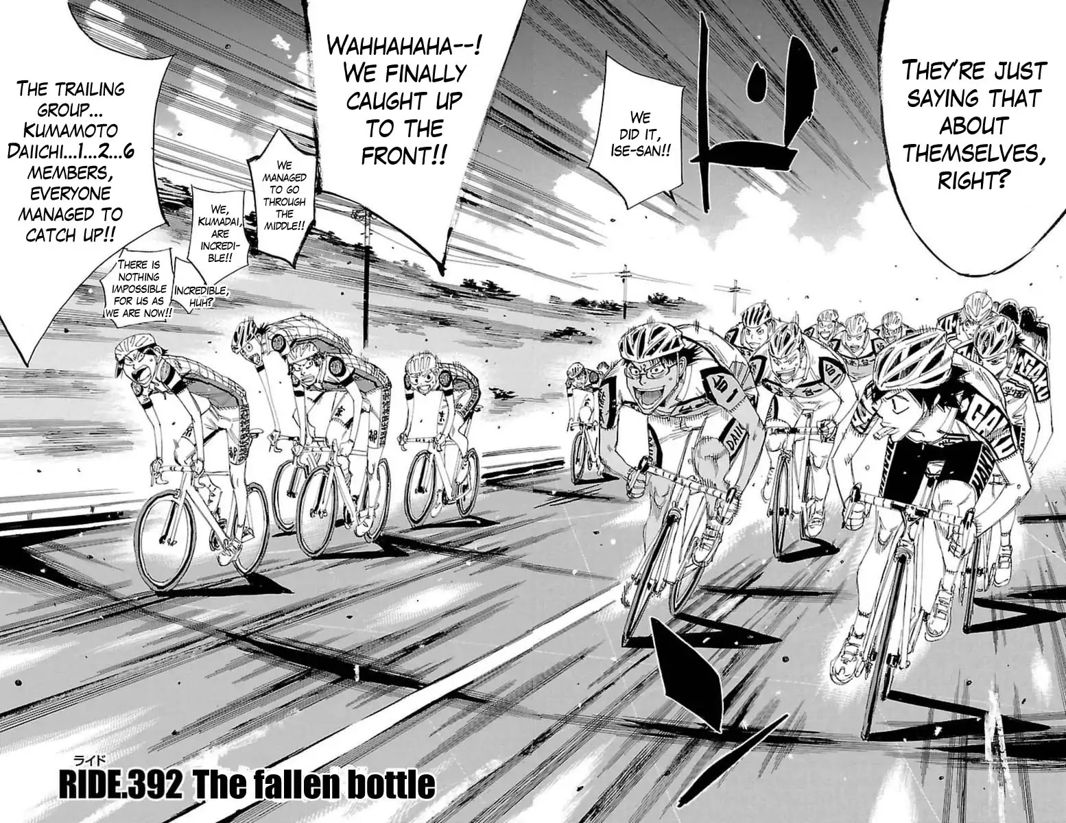 Yowamushi Pedal chapter 392 page 6