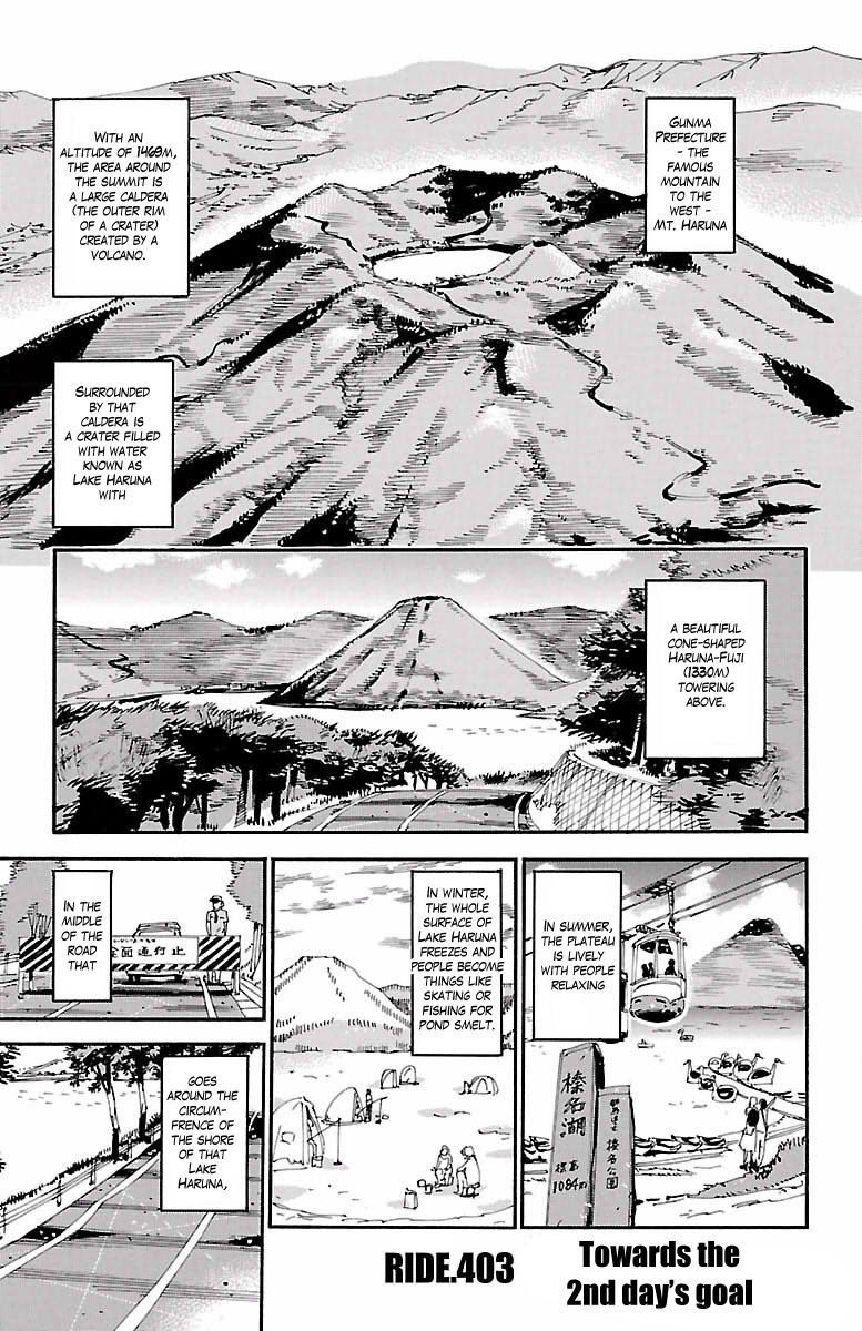 Yowamushi Pedal chapter 403 page 1