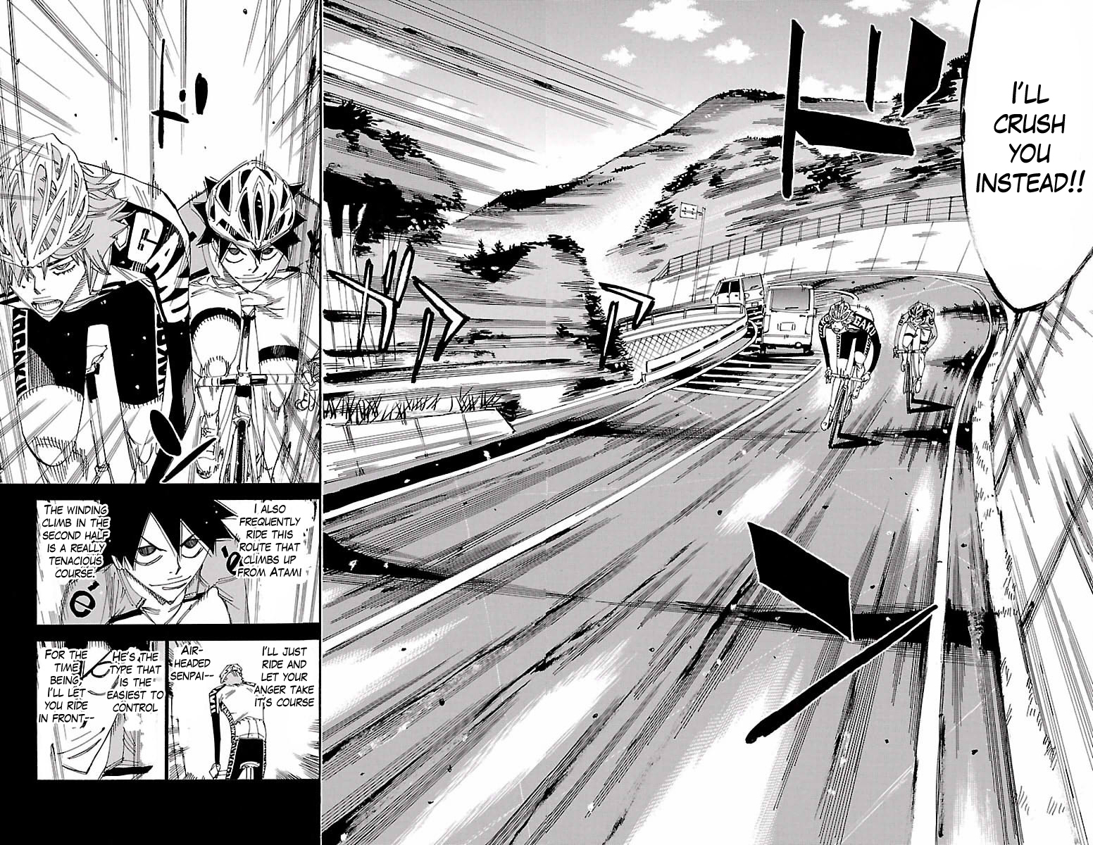Yowamushi Pedal chapter 405 page 4