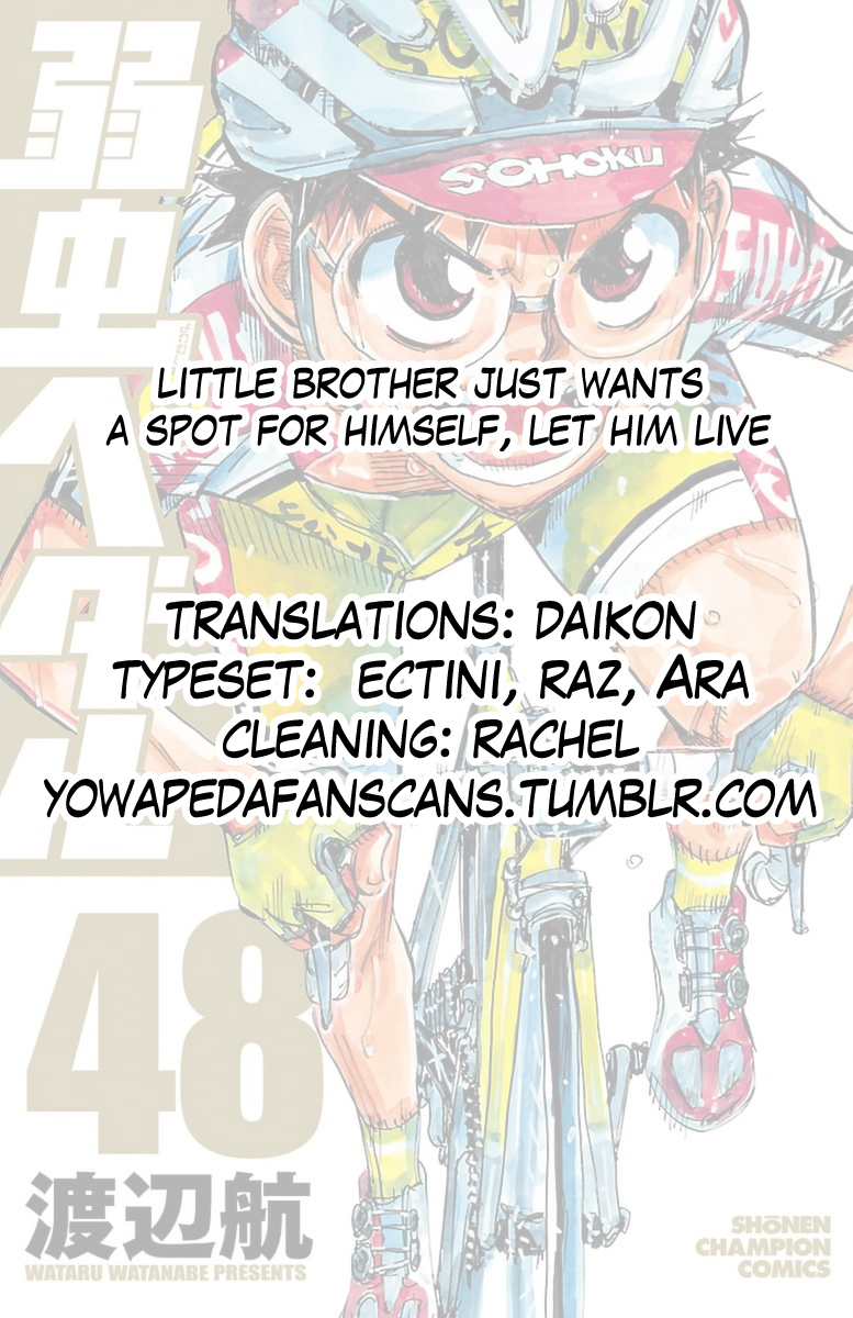 Yowamushi Pedal chapter 412 page 24