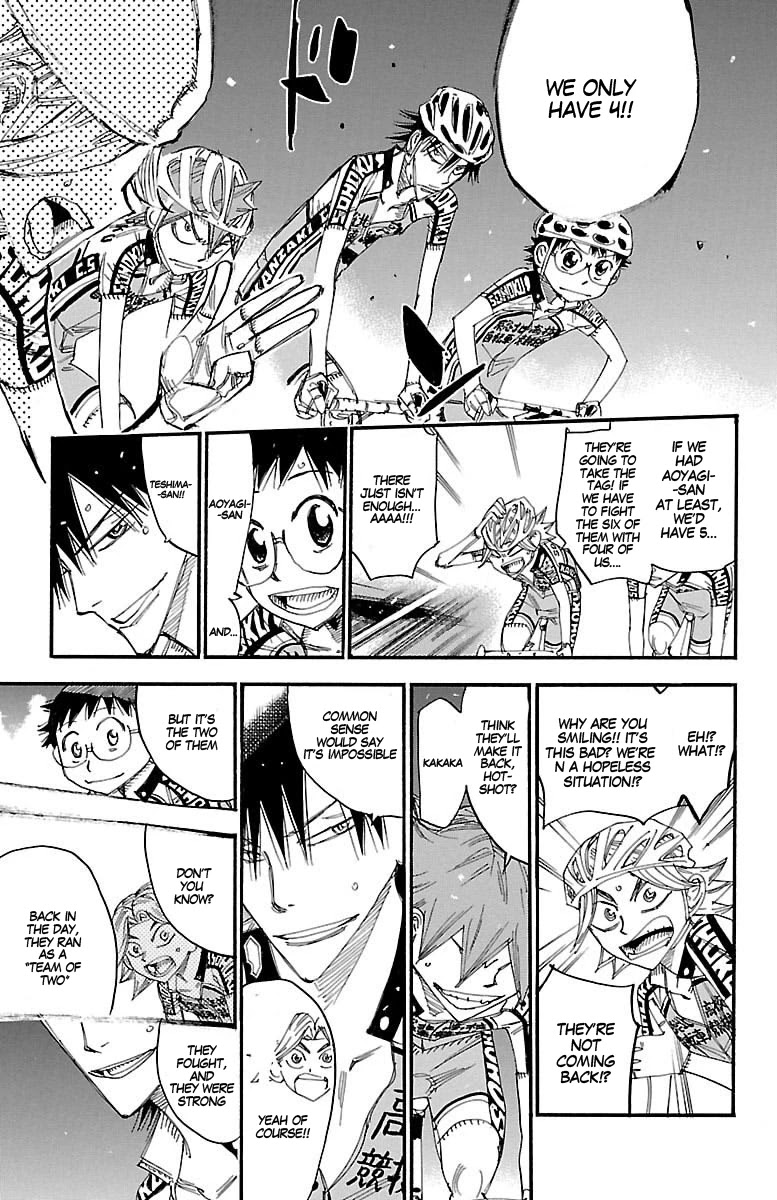 Yowamushi Pedal chapter 437 page 14