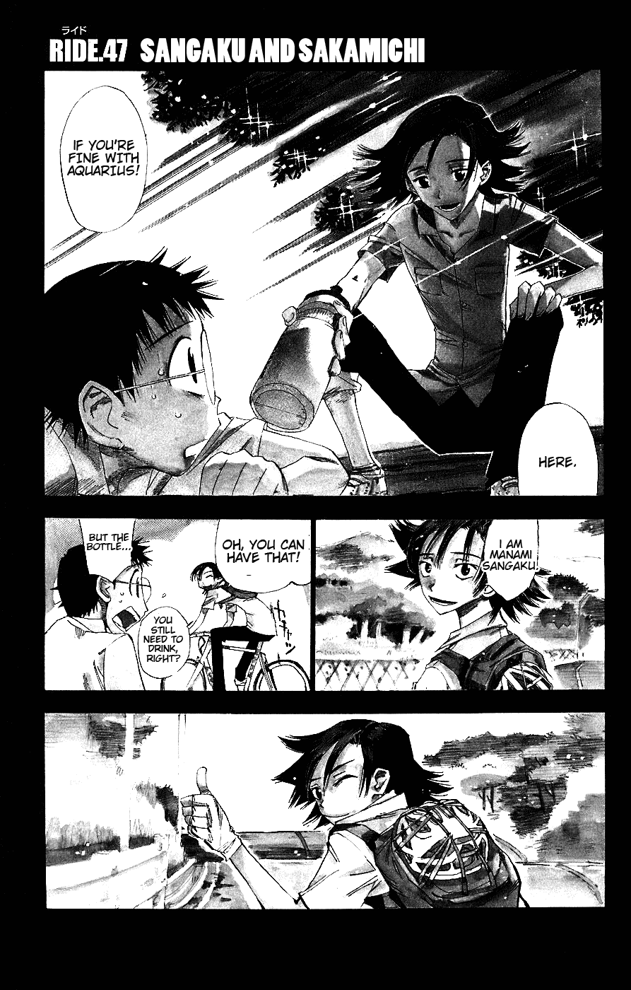 Yowamushi Pedal chapter 47 page 1
