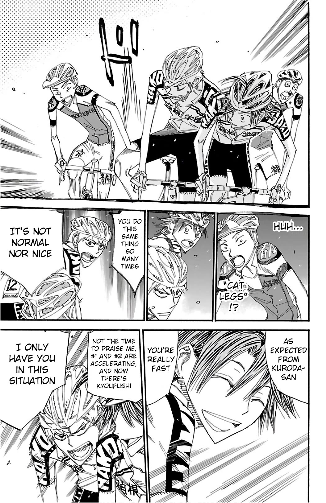 Yowamushi Pedal chapter 485 page 15