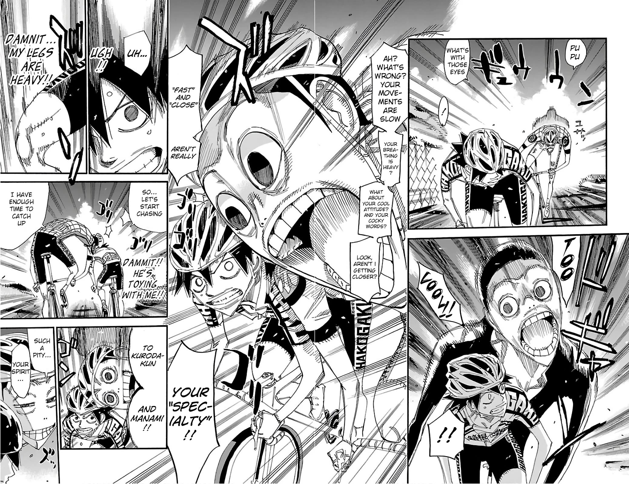 Yowamushi Pedal chapter 487 page 2