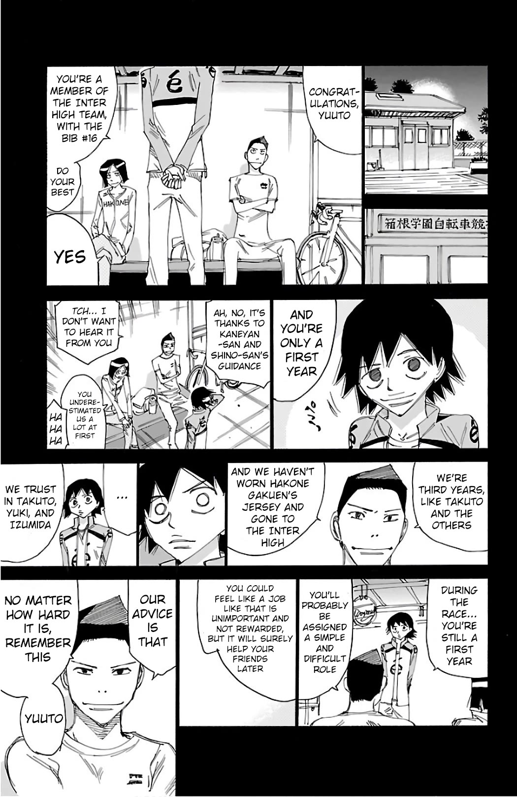 Yowamushi Pedal chapter 487 page 9