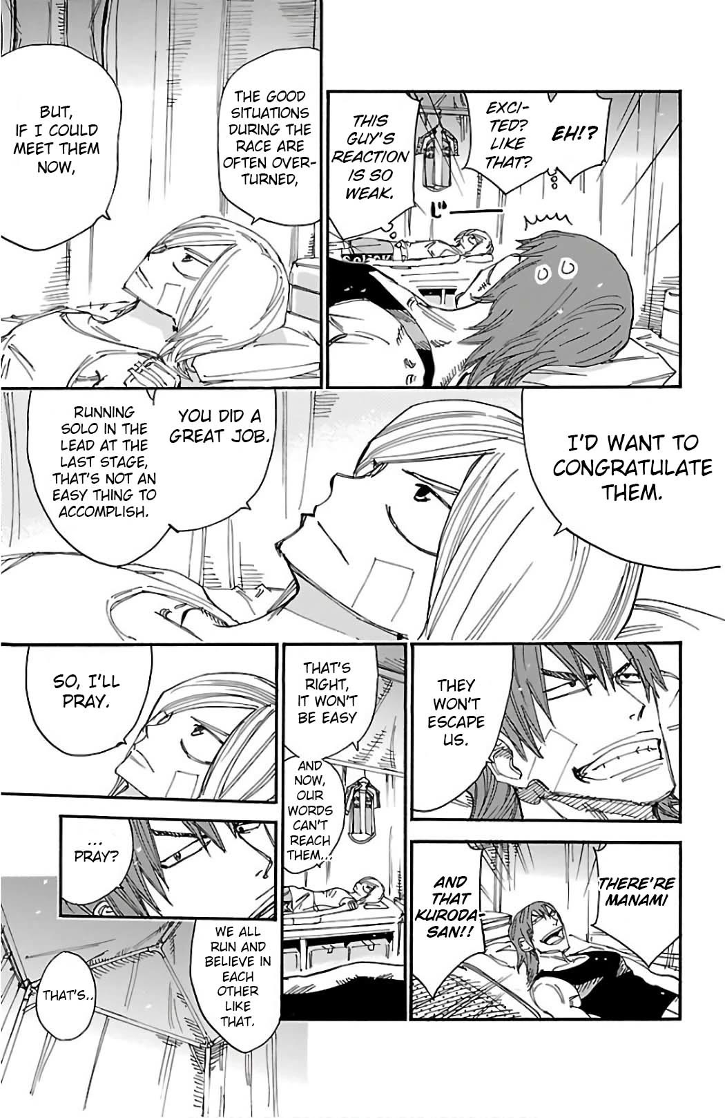 Yowamushi Pedal chapter 493 page 14