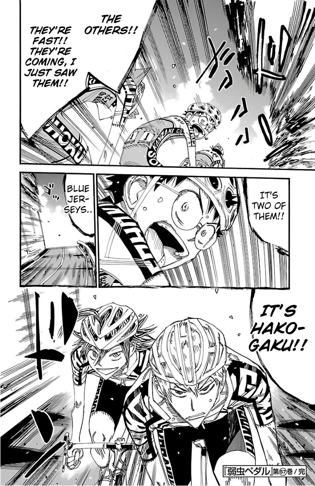 Yowamushi Pedal chapter 493 page 18