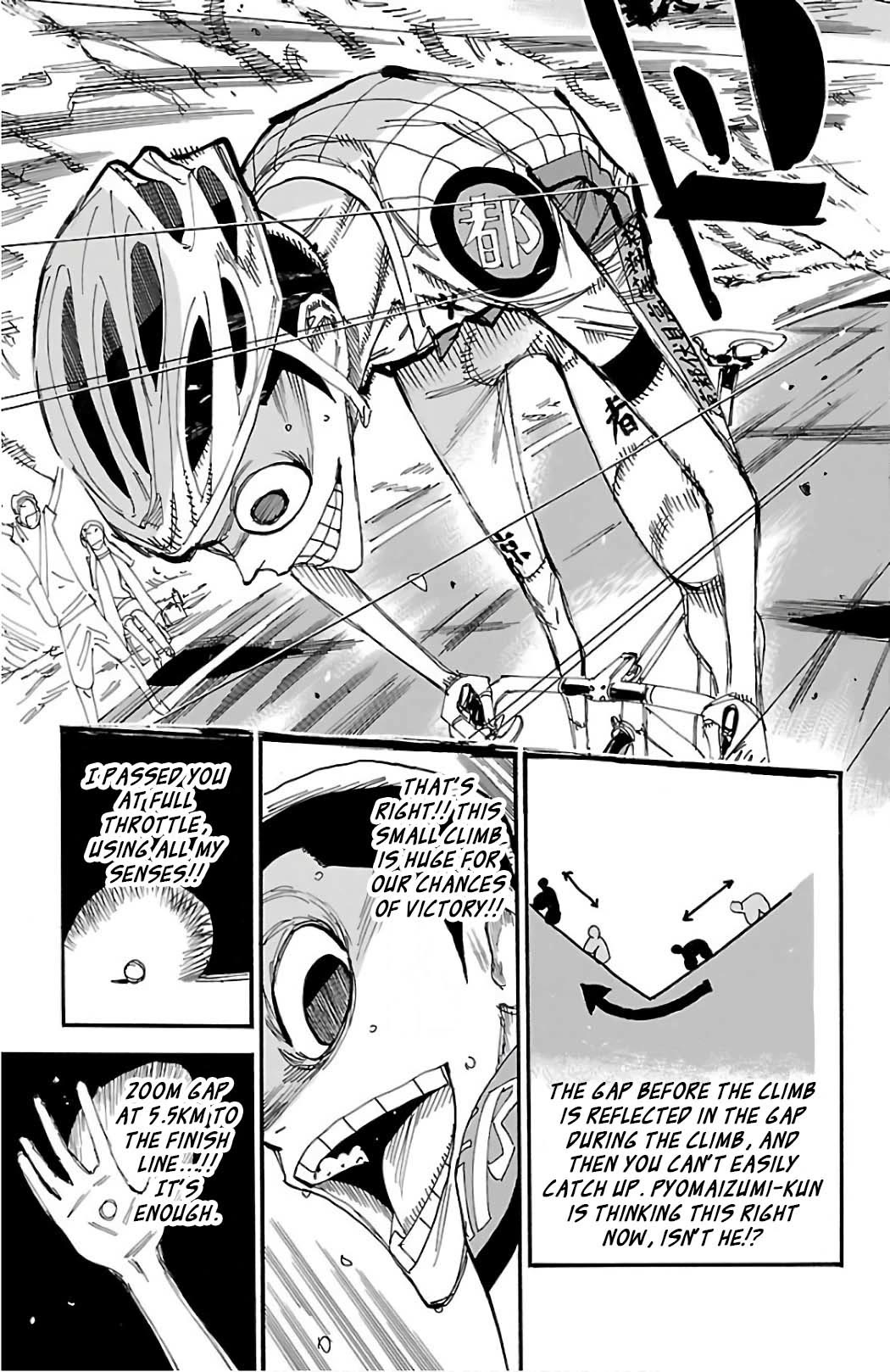 Yowamushi Pedal chapter 496 page 10