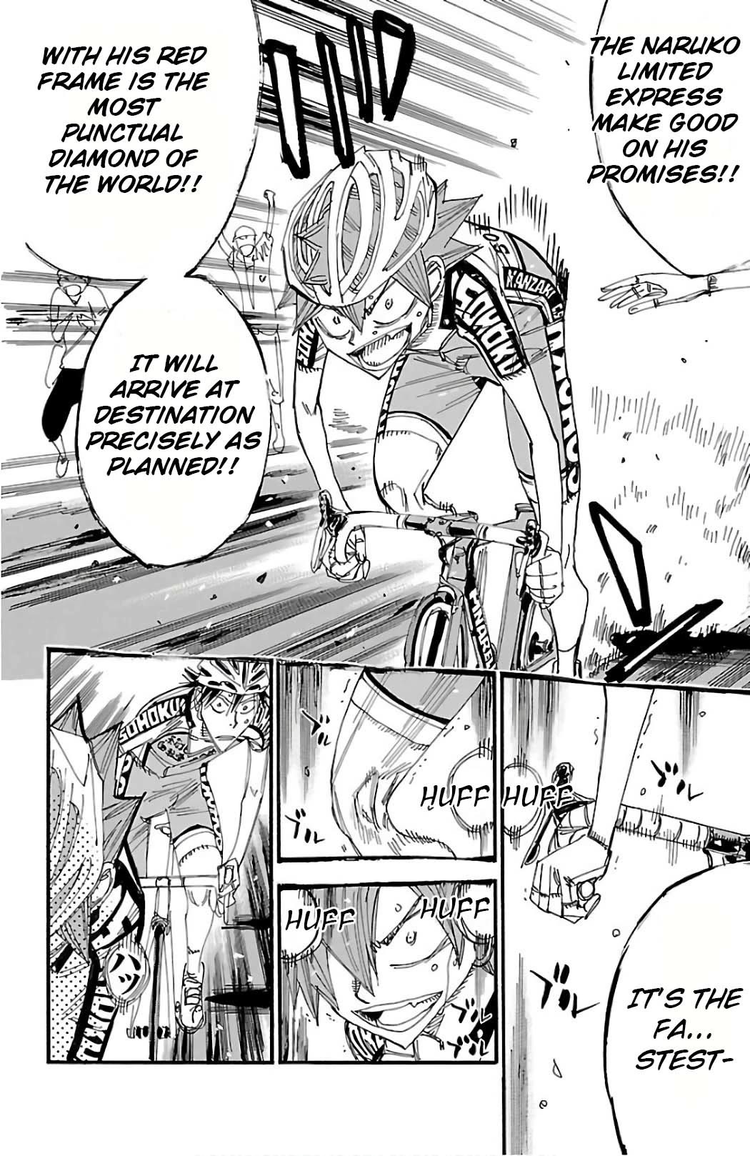 Yowamushi Pedal chapter 499 page 5