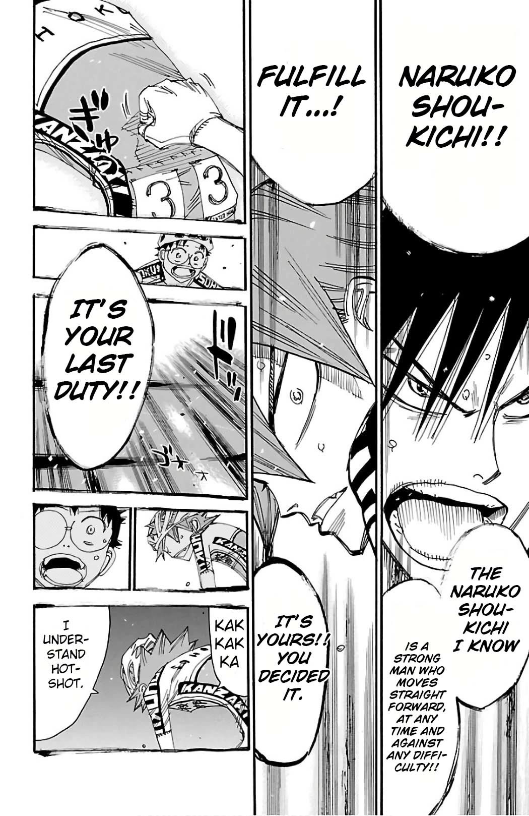 Yowamushi Pedal chapter 499 page 7