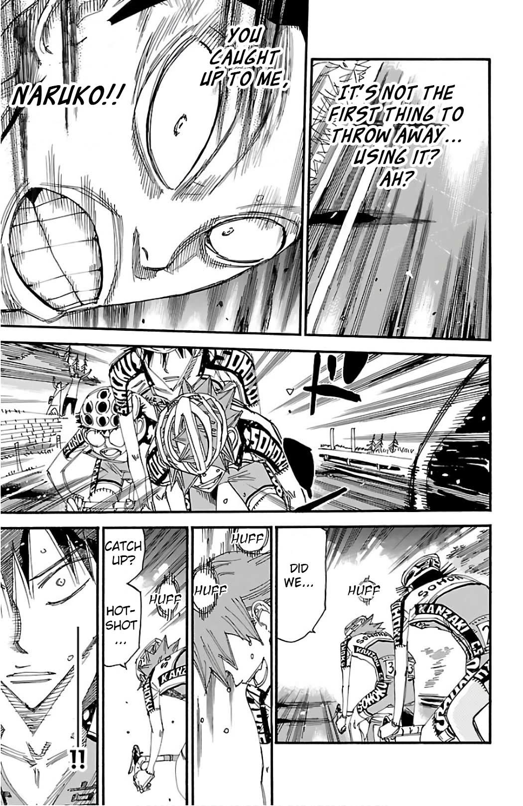 Yowamushi Pedal chapter 500 page 4