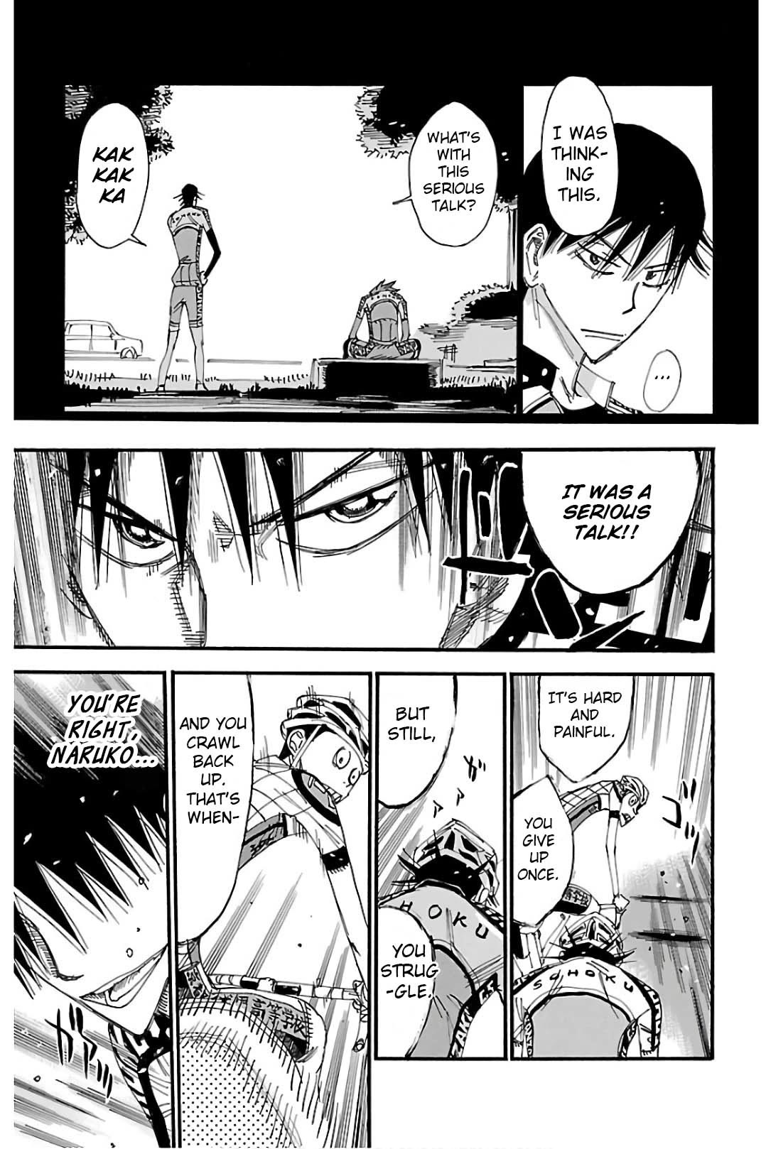 Yowamushi Pedal chapter 503 page 14