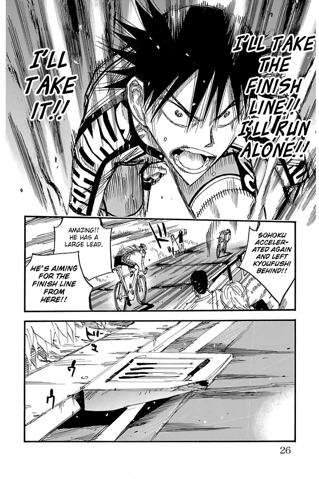 Yowamushi Pedal chapter 503 page 16