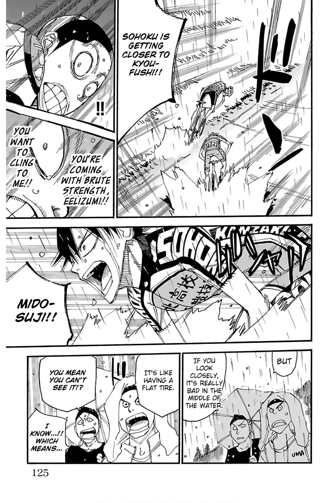 Yowamushi Pedal chapter 508 page 9