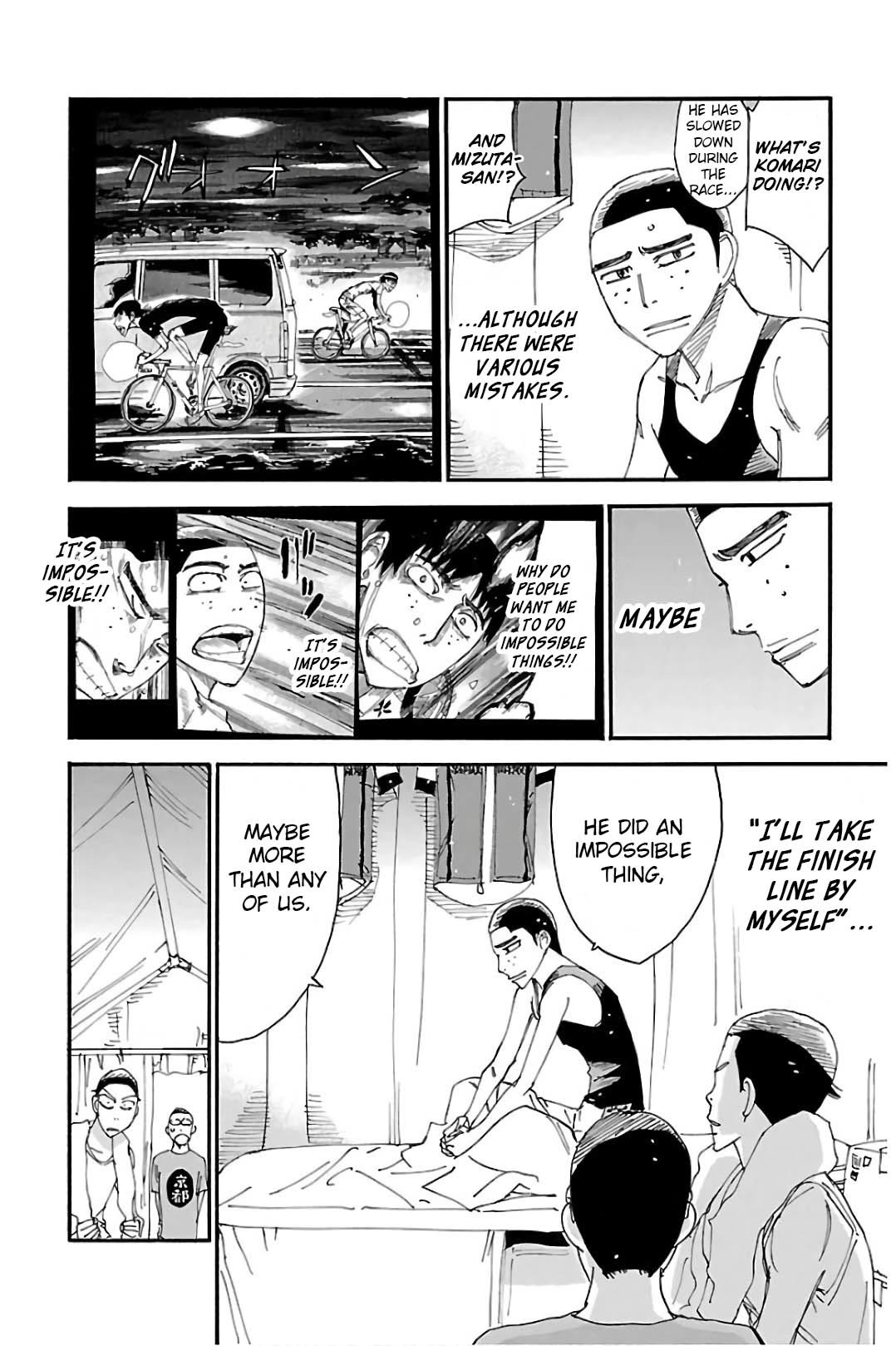 Yowamushi Pedal chapter 510 page 9