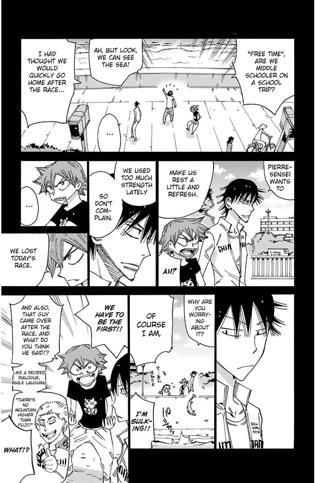 Yowamushi Pedal chapter 516 page 17